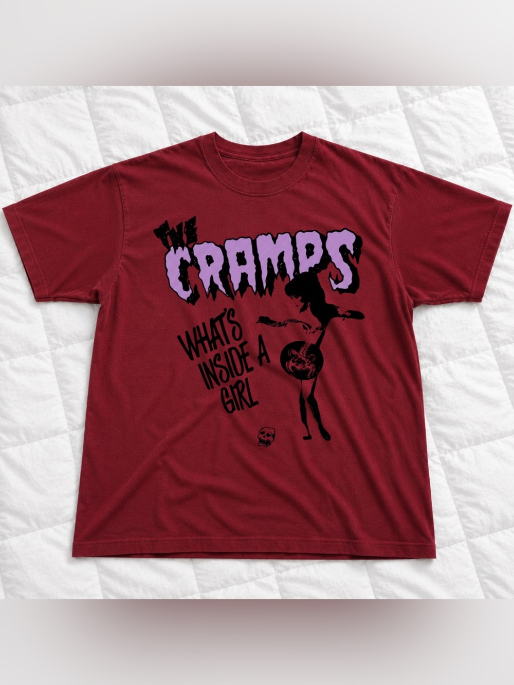 Red The Cramps 'What's Inside a Girl' Graphic Tee - Unisex